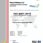 ISO certificate