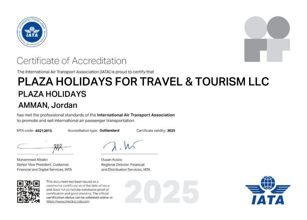 IATA Certificate