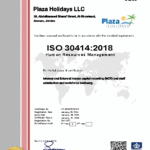 ISO certificate